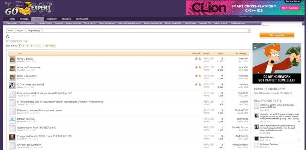 C Programming Forums