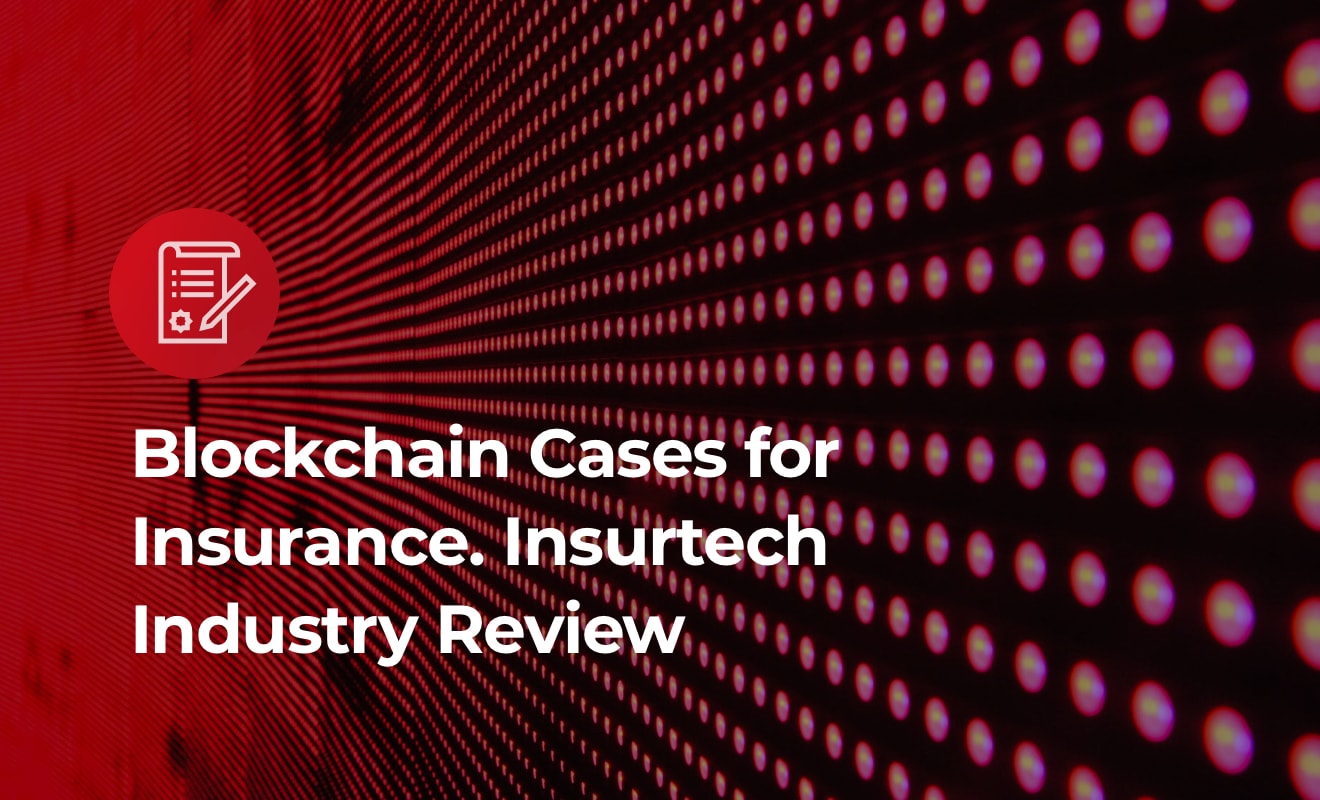 Insurtech and blockchain. Cover