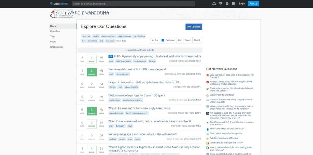 Software Engineer Forums
